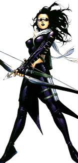 Открытки с соколиным Глазом Кейт Бишоп из комиксов Марвел.    