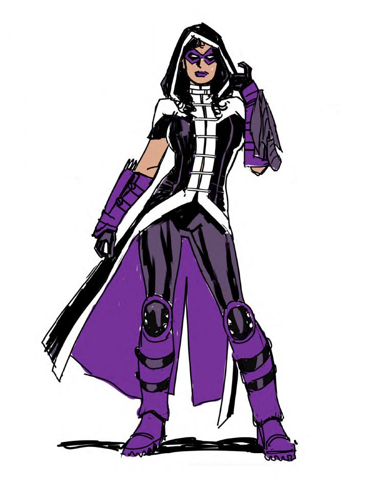 Открытки с Охотницей из комиксов Вселенной ДС скачать бесплатно.