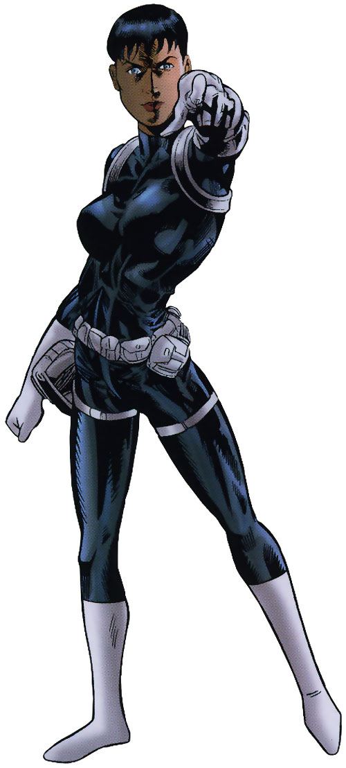 Открытки с Землетрясением Дейзи Джонсон из комиксов Марвел. 