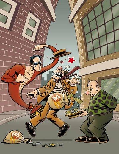 Открытки с Пластичным Человеком по комиксам от ДС скачать бесплатно.