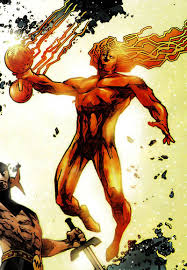 Открытки с Огненным Лордом из комиксов Вселенной Марвел скачать.