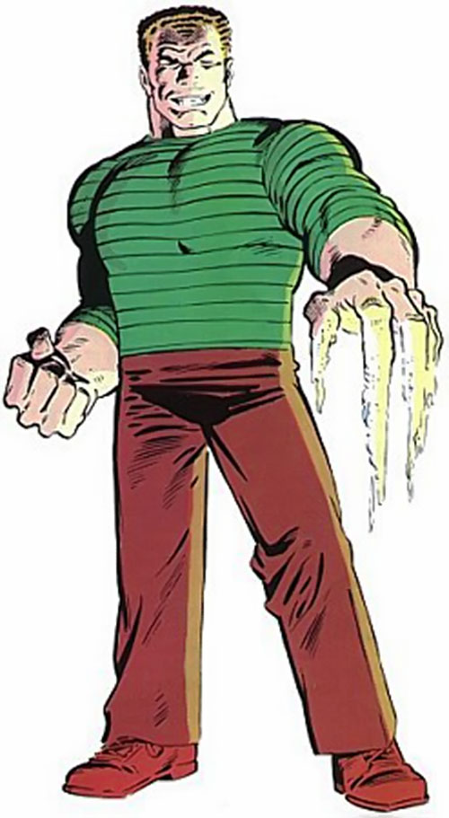 Открытки с Песочным Человеком из комиксов Вселенной Марвел .