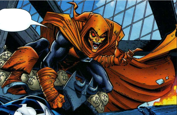 Открытки с Хобгоблином врагом Спайдермэна из комиксов Марвел.