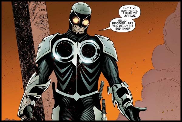 Открытки с Оулмэном злым братом Бетмэна по комиксам от ДС.    