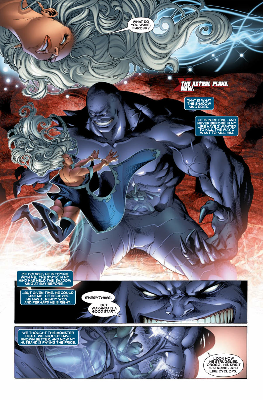 Открытки с Королем Теней злодеем из комиксов Вселенной Марвел.