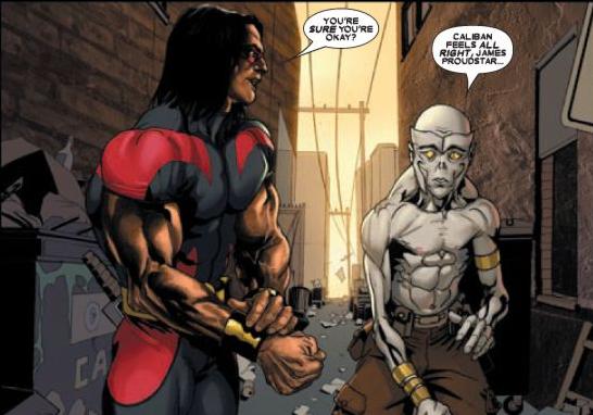 Открытки с Калибаном злодеем из комиксов Вселенной Марвел.    