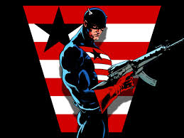 Открытки с С.Ш. Агентом из комиксов про Капитана Америку от Марвел.