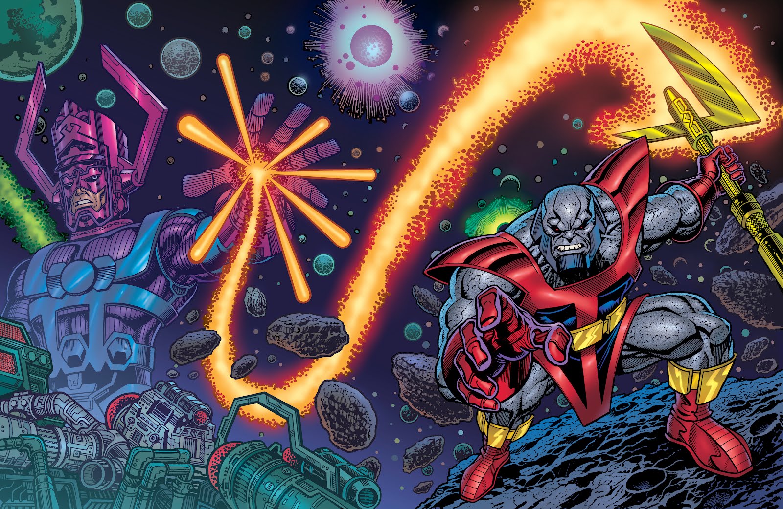 Открытки с Терраксом из комиксов Вселенной Марвел скачать.    