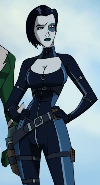 Открытки с Домино из комиксов Вселенной Марвел скачать бесплатно.