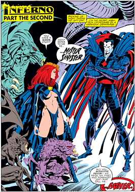 Открытки с Мистером Зловещим из комиксов Вселенной Марвел.  