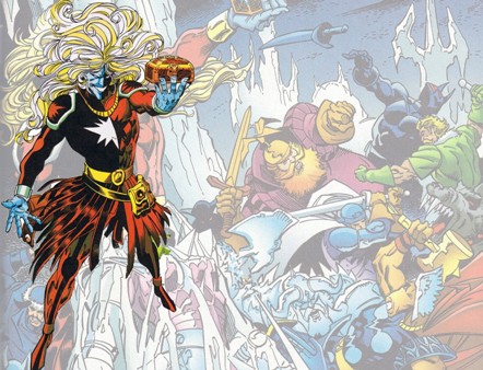 Открытки с Малекитом Проклятым суперзлодеем из комиксов Марвел.