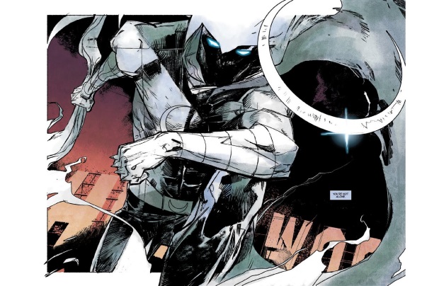 Открытки с Лунным Рыцарем из комиксов Вселенной Марвел скачать.