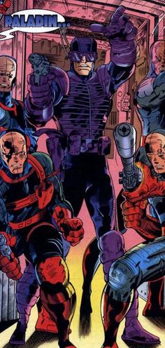 Открытки с Паладином из комиксов от Вселенной Марвел скачать.