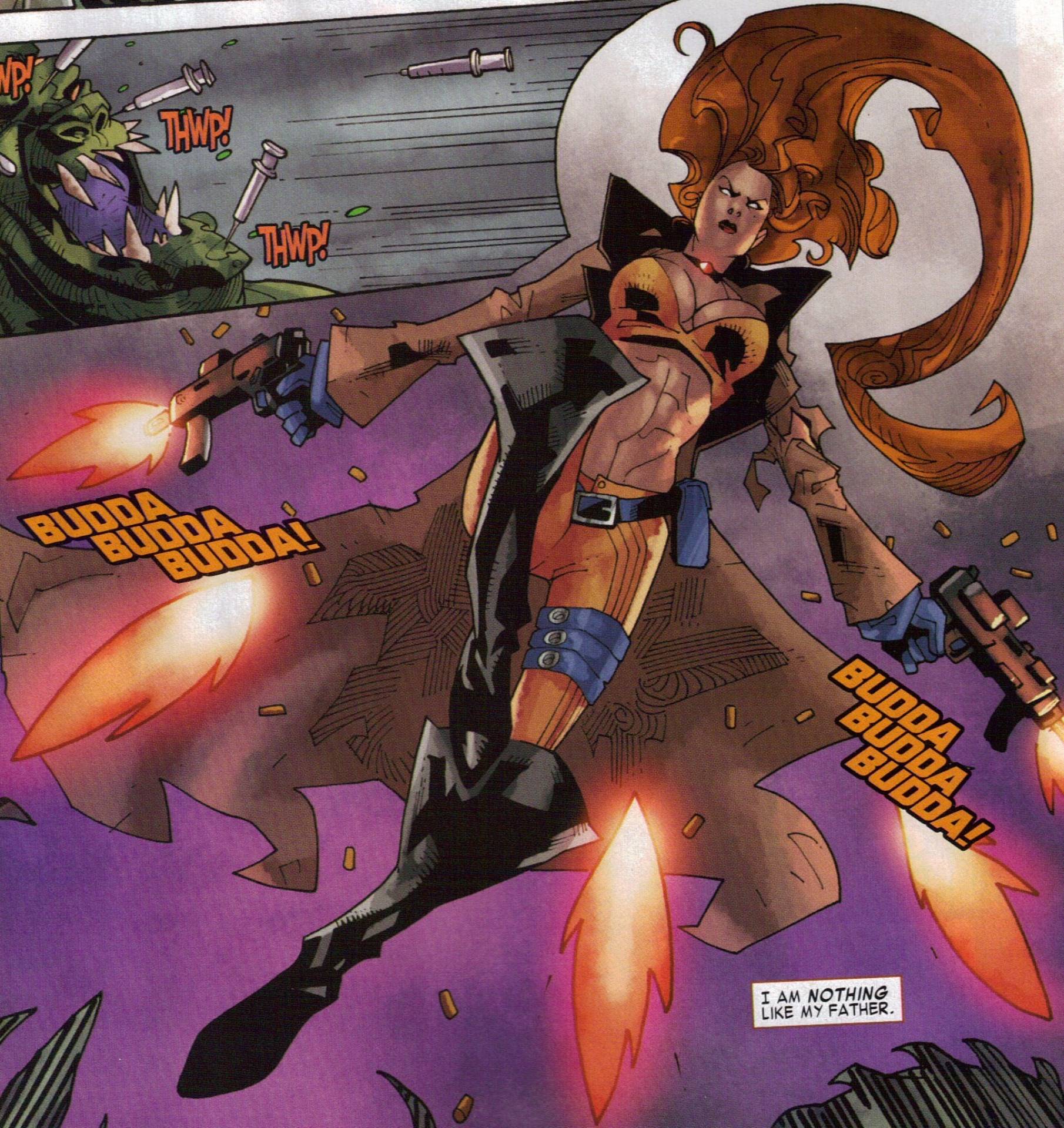 Открытки с Эльзой Блудстоун из Вселенной комиксов Марвел скачать.