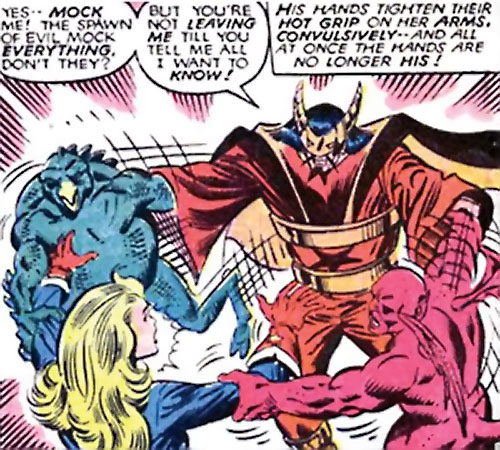 Открытки с Мастером Пандемониумом из комиксов Вселенной Марвел.