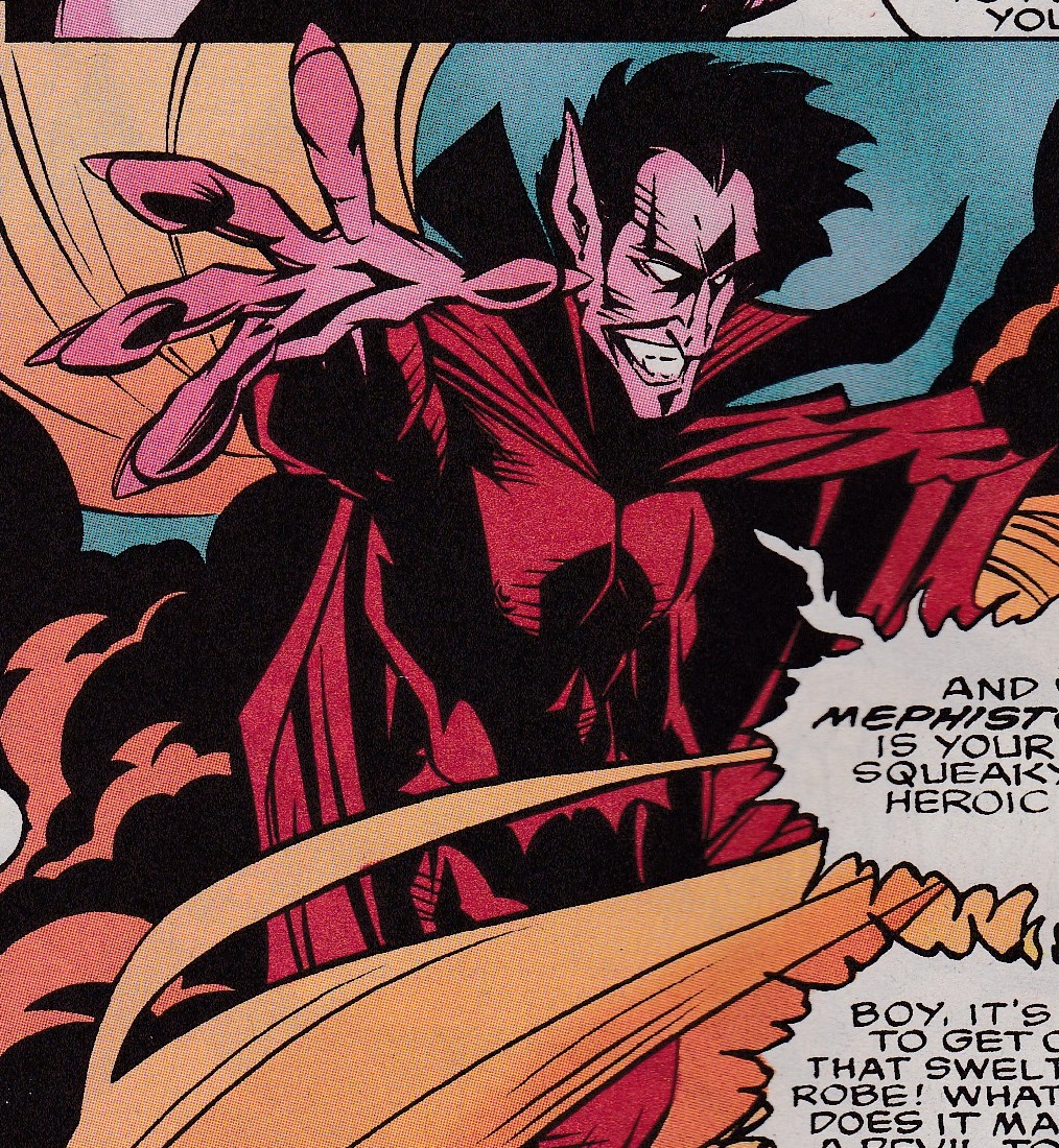 Открытки с Мефисто суперзлодеем из Вселенной комиксов Марвел.