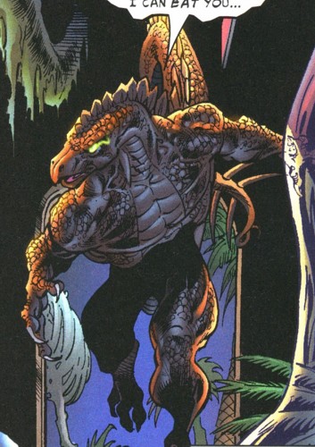 Открытки со Стегроном злодеем из комиксов Вселенной Марвел. 