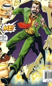 Открытки со злодеем Пранкстером из комиксов про Супермэна от ДС.