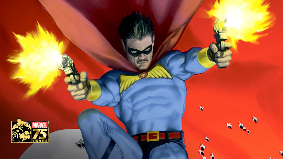 Открытки с Ангелом Томасом Халлоуэйем из комиксов Вселенной Марвел.