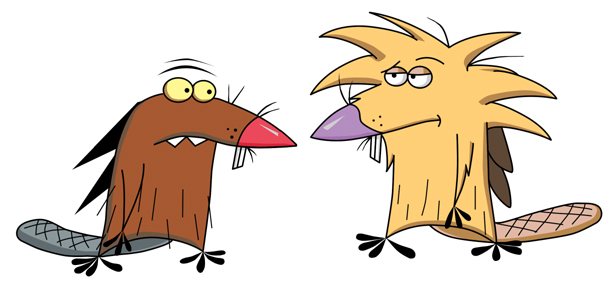 Открытки с Крутыми Бобрами анимационные. Открытки с Крутыми Бобрами скачать.