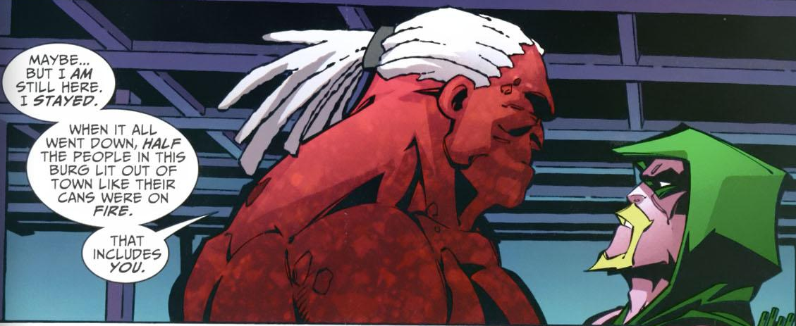 Открытки со злодеем Бриком из Вселенной комиксов ДС скачать.