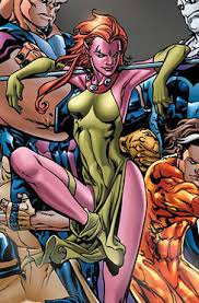 Открытки с Блинк из Людей Икс от комиксов Марвел скачать бесплатно.