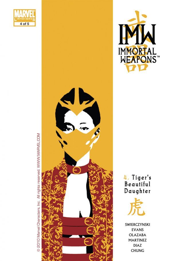 Открытки с Прекрасной Дочерью Тигра из комиксов Вселенной Марвел.