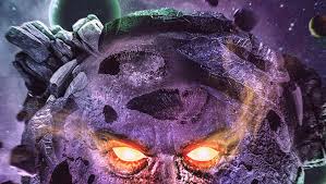 Открытки с Эго Живой Планетой из Вселенной комиксов Марвел. 