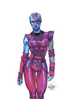 Открытки с Небулой скачать бесплатно. Открытки по комиксам Марвел.