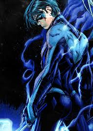 Открытки с Ночекрылым по комиксам ДС скачать бесплатно для детей.