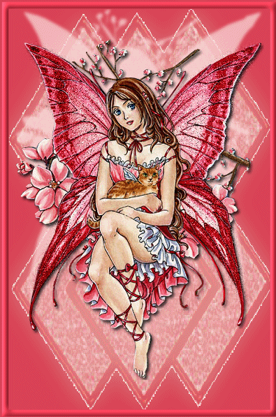 Открытки с феями gif. Анимационные открытки с феями.