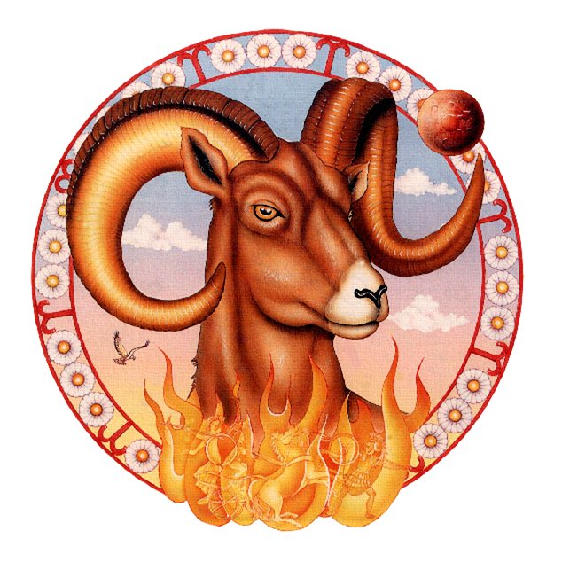 Анимационные открытки знак зодиака Овен. Скачать открытки со знаком зодиака О...