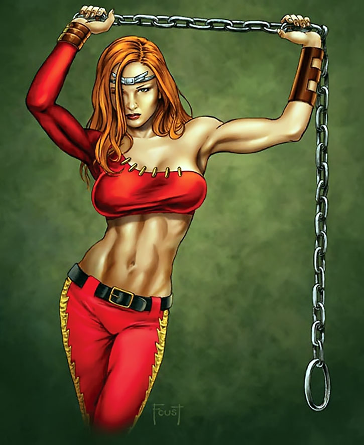 Открытки с Тундрой персонажем комиксов из Вселенной Марвел. 