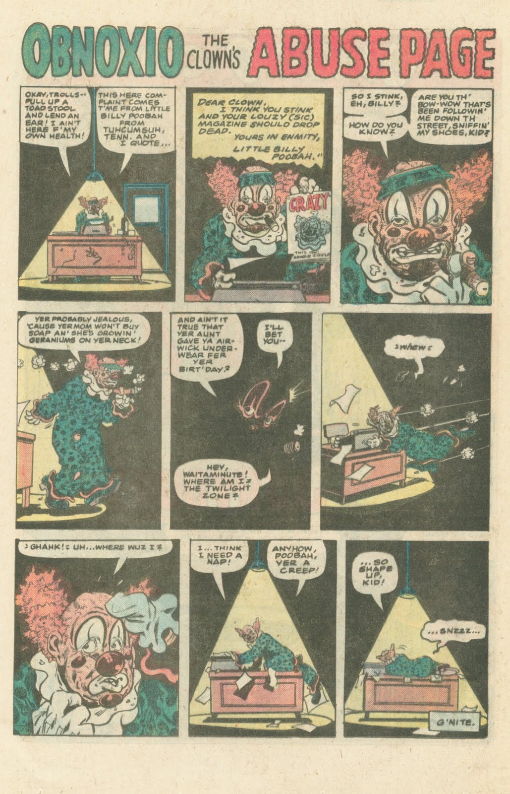 Открытки с Клоуном Врединой из комиксов Вселенной Марвел скачать.