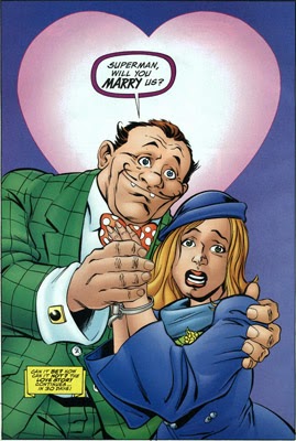 Открытки со злодеем Пранкстером из комиксов про Супермэна от ДС.