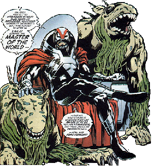 Открытки с Мастером Пандемониумом из комиксов Вселенной Марвел.