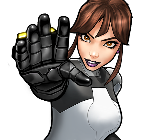 Открытки с Землетрясением Дейзи Джонсон из комиксов Марвел. 