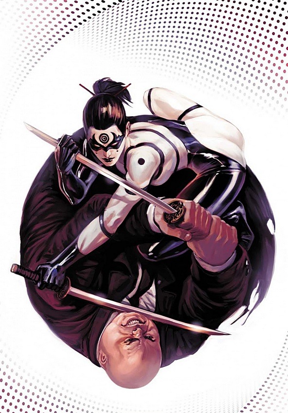 Открытки с Леди Меченой из комиксов Вселенной Марвел скачать.