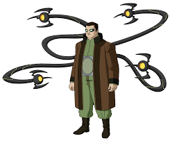 Открытки с Отто Октавиусом скачать бесплатно. Открытки с Доктором Осьминогом.