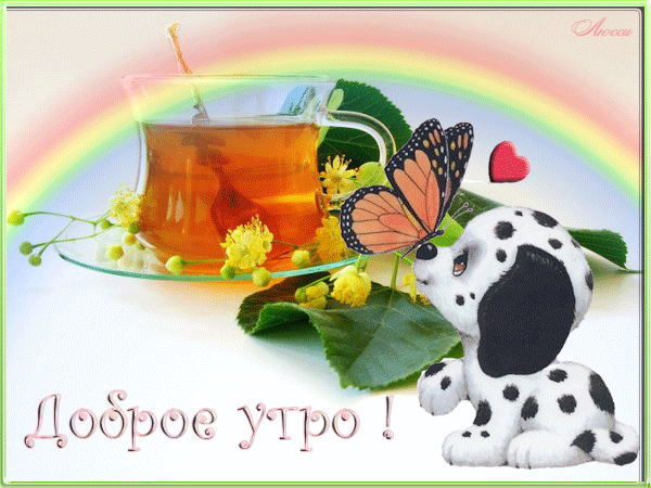 Анимационные открытки с собаками. Скачать бесплатно открытки с собаками.