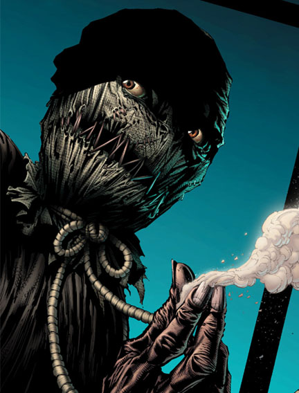 Открытки с Пугалом злодеем из комиксов про Бетмэна скачать бесплатно.