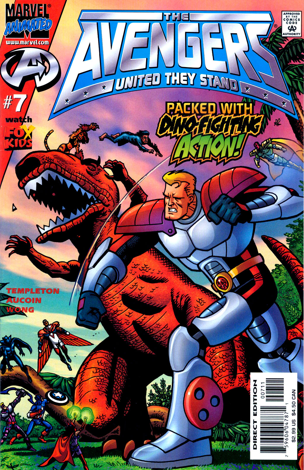 Открытки с Дьявольским Динозавром из комиксов Вселенной Марвел.