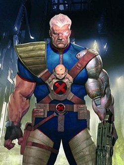 Открытки с Кейблом из комиксов про Дедпула скачать бесплатно.