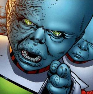 Открытки с Кроной суперзлодеем из вселенной комиксов от ДС. 