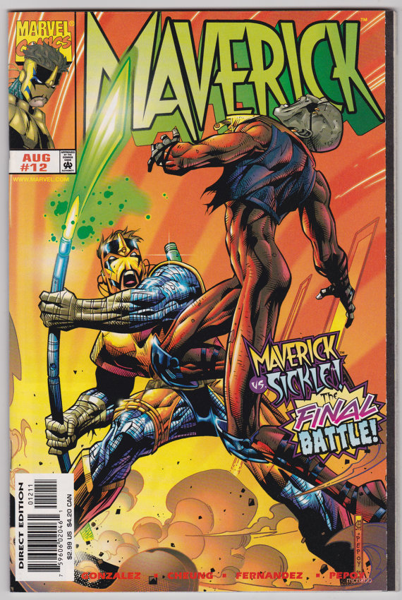 Открытки с Мавериком из комиксов Вселенной Марвел скачать бесплатно.