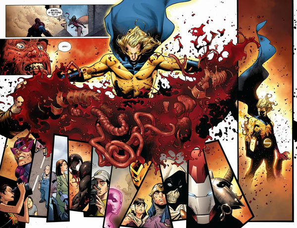 Открытки с Часовым из комиксов Вселенной Марвел скачать бесплатно.