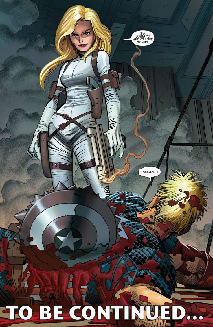 Открытки с Шерон Картер агентом номер 13 из комиксов Марвел.