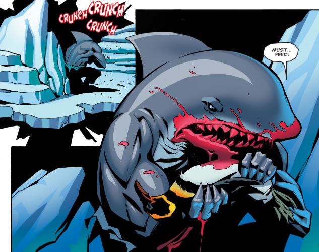 Открытки с Королём Акул скачать бесплатно по комиксам ДС.    