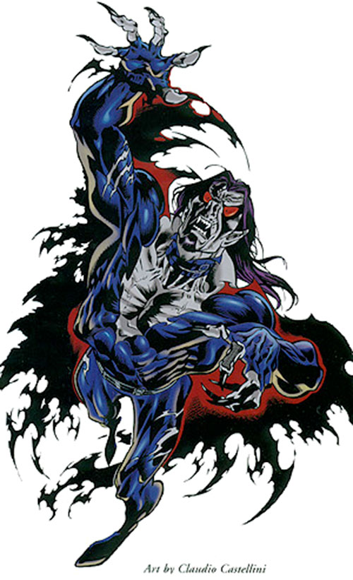 Открытки с Морбиусом злодеем из комиксов Вселенной Марвел.  