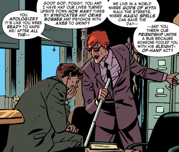 Открытки с Фрэнклином Фогги Нельсоном из комиксов от Марвел.